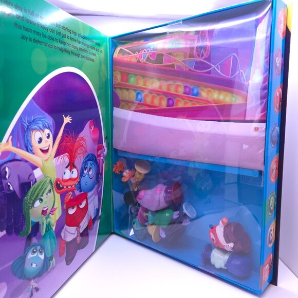 Inside Out 2 My Busy Books Storybooks Disney Pixar 10 figurines & Playmat New - Picture 5 of 9